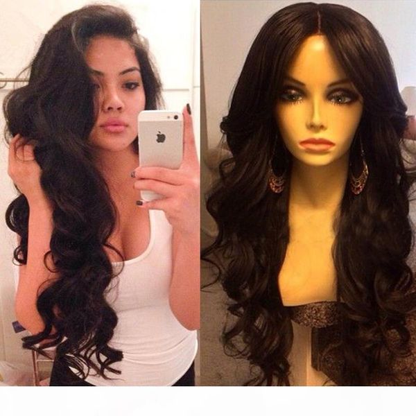 

glueless full lace wig brazilian body wave full lace human hair wigs for black women lace front wig with baby hair, Black;brown