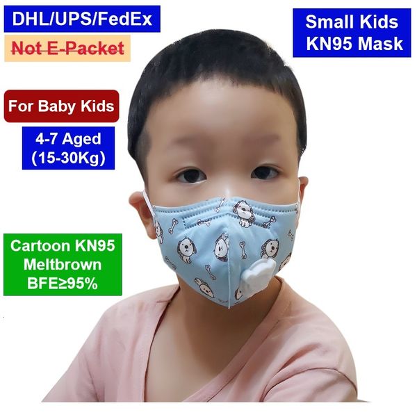 

meltbrown 4-8 aged small kids baby fabric non-woven 5 ply 3d face with light breathe vlave pm2.5 anti dust fog mask