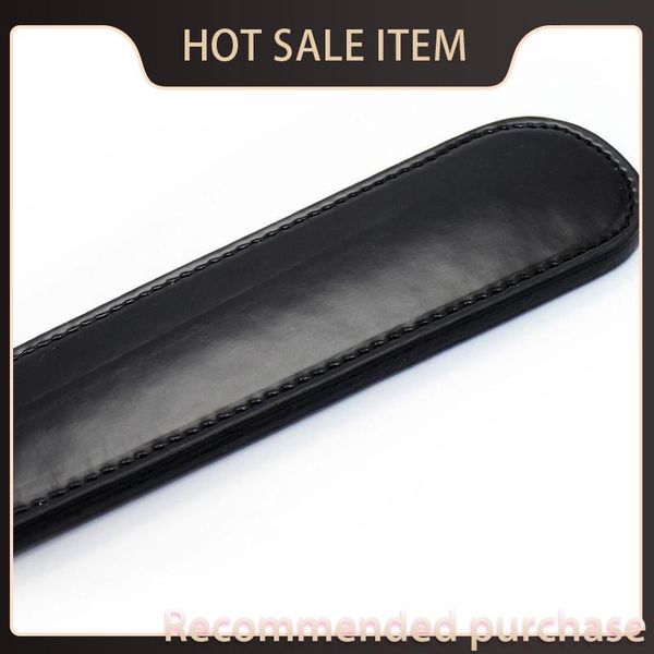 

48cm game flap leather toy pat slap pu flog spanking lash whip beat long ass on slave sm paddle fetish clap kmoem bxuxh