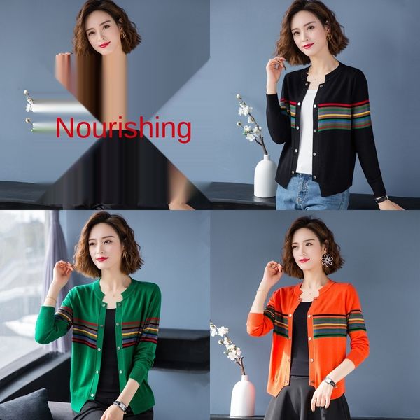 

knitted cardigan women's short shawl fall 2020 new loose color sweater coat sweatermatching cashmere sweater coat women's c1k6z c1, White;black