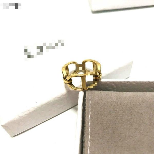 

2020 new d family/di family ring female cd letter temperament net bronze earrings bracelet necklace women, Silver