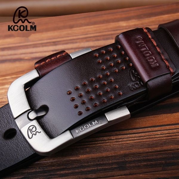 

f1tey чистая кожа расширенный pin pin мужской кожаный ремень случайные 37x6j жир pinbelt масштабно, Black;brown