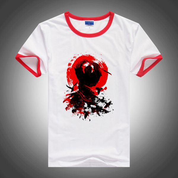 

samurai clash gothic fashion tshirt red black harajuku tees casual anime boyfriend gift polyester sport hooded sweatshirt hoodie men t shirt