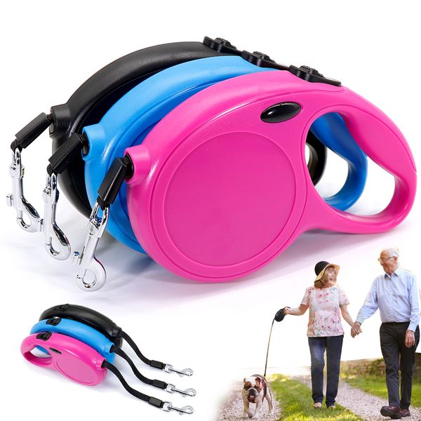 

retractable nylon small and medium belt, can automatically retract 5m dog belt