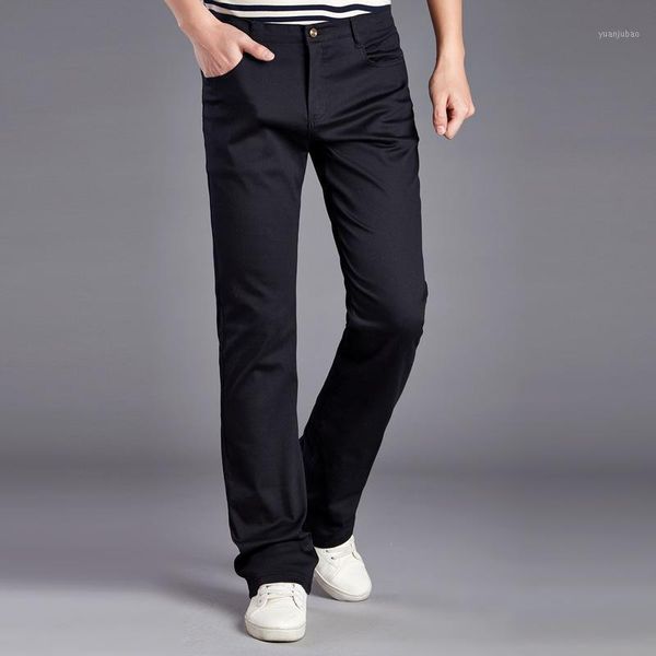 

2020 new fashion casual mens flared jeans slim stretch comfortable denim pants size 28-381, Blue