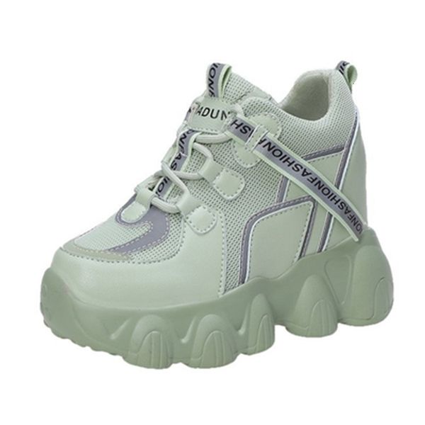 

hidden 2021 new six-inch heels women thick women's walking white shoes edpf, Black