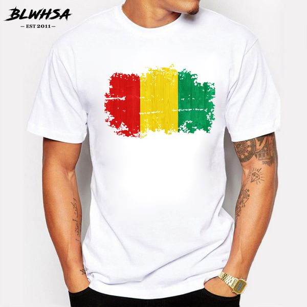 

blwhsa guinea flag nostalgic style design clothes o neck casure fitness guinea flag sport hooded sweatshirt hoodie men t shirt