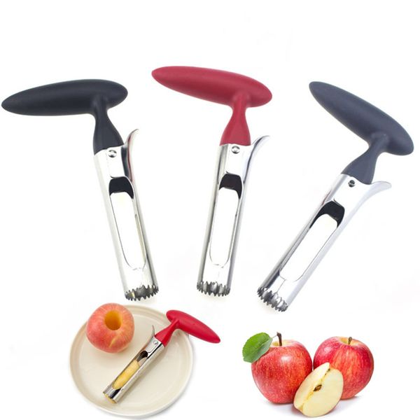 Lâmina Serrilhada Gadgets Cozinha Ferramentas Apple Corer Removedor De Aço Inoxidável Apple Core Tool para casa cozinha com afiada T3i51568