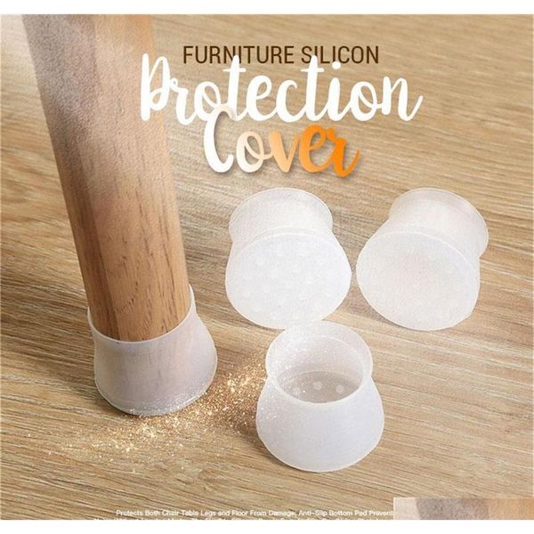 

furniture sil protection cover - chair leg caps sile floor protector round furniture table feet cover, anti-s qylkey bdebaby
