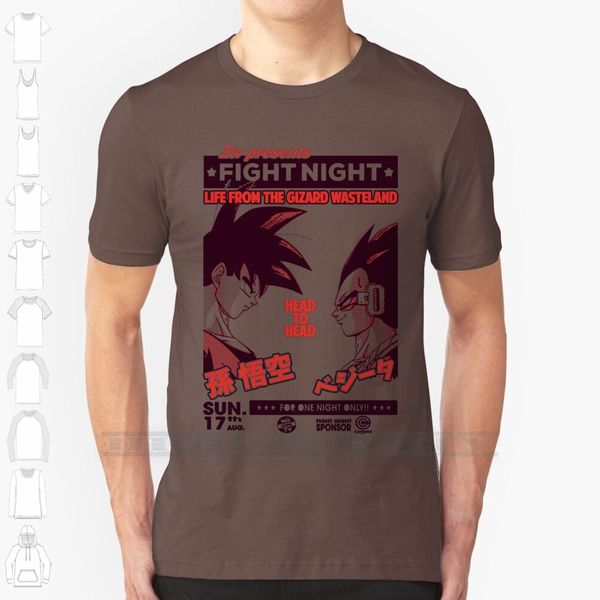 

fight night 04 на заказ дизайн печать для мужчин new cool тройника рубашки большого размера 6xl гоку вегета манга аниме спорта с капюшоном h