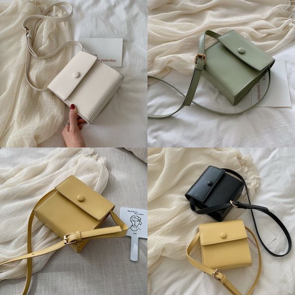 

9v2hc ins spring and summer single candy candy small square 2019 messenger new texture color versatile women's bag simple shoulder mess