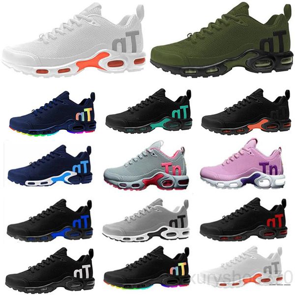 

tn kpu mercurial tn tuned plus men casual shoes triple black white mens women trainers outdoors sports sneaker 40-46 fg6p