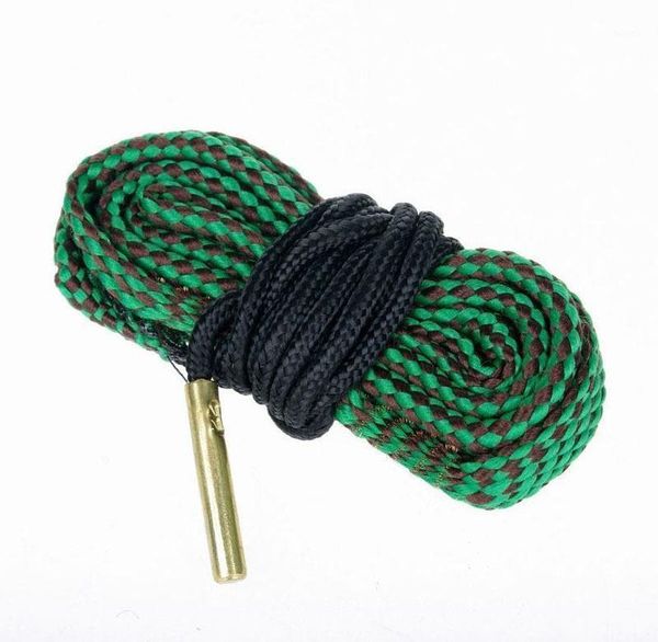 

new .22 cal bore rope cleaning 5.56mm calibre rifle barrel cleaner kit rope cleaning1, Black;white