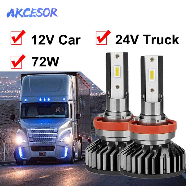 

h11 led h7 h4 h1 9005 9006 9012 h8 h9 car headlight bulbs 12v 24v vehicle auto lamp 55w super bright waterproof