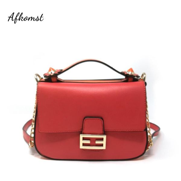 

afkomst женщины crossbody сумка сумка металлических цепей двойного цвет лоскутных цветочный узор дизайн лоскут плечо vk5172