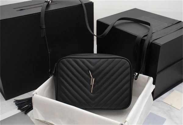 

quilted designer bags women's lou camera bag patent leather black cross body shoulder bag 1815 size: 23x16x6cm