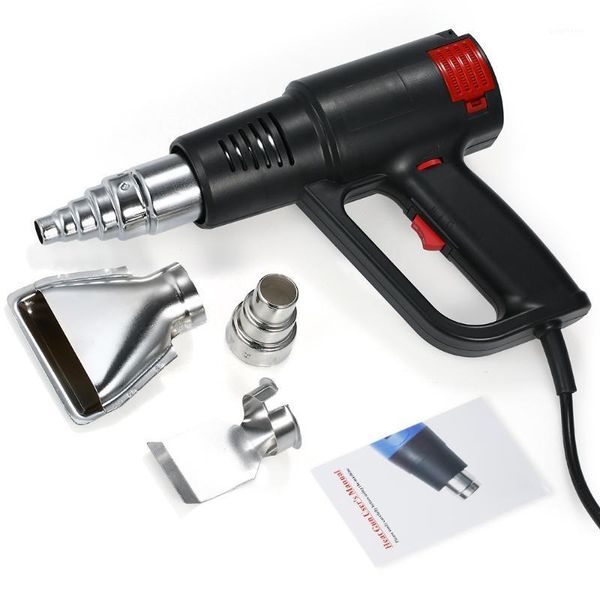 

2000w industrial fast heating air gun handheld heat blower electric adjustable temperature heat gun tool1