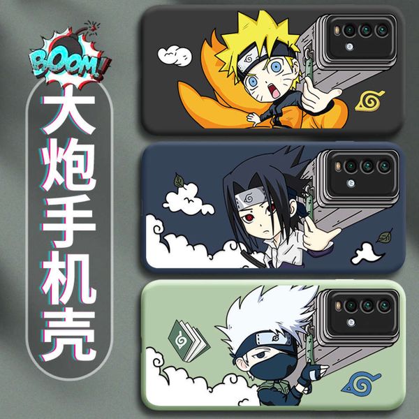 

bgrfred rice note94g mobile phone case creative cannons naruto japane and korean cartoon redminote9 4g network red personality men and wo