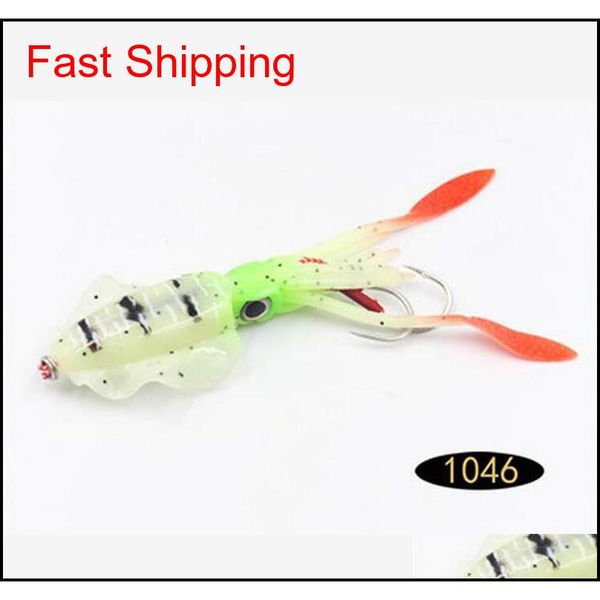 

15cm 60g glow fishing soft squid lure ocs sea fishing wobbler bait squid jigs fis qylacl bdepack2001