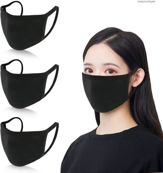 

factorypp5qmask black gray face cotton m designer mouth anti pm2.5 activated carbon filter korean style fabric