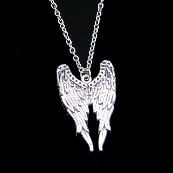 Мода 39 * 24 мм Angel Wings Подвеска Ожерелье Ссылка Цепочка для женского колье Ожерелье Творческие Ювелирные Изделия Партия Подарок