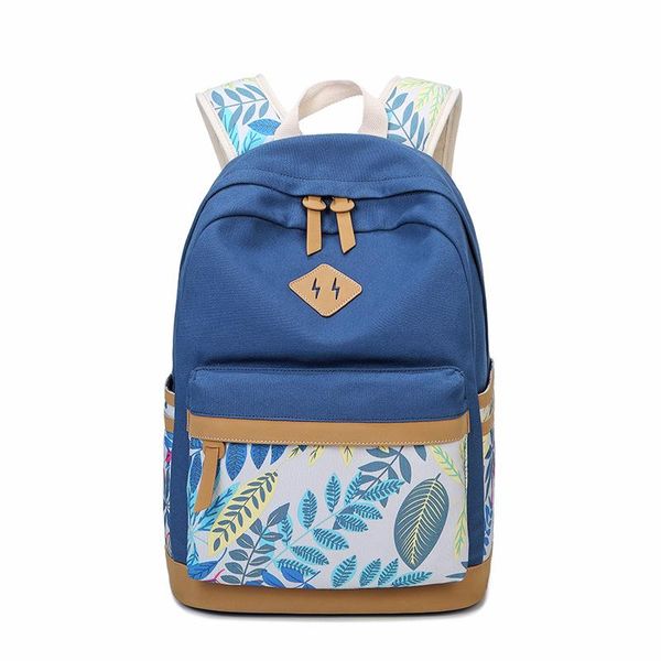 

m125 new fashion backpack women children schoolbag back pack leaves ladies knapsack laptravel bags for school teenage girls bbyltw
