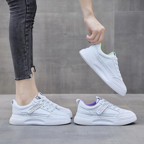 

2020 white shoes women sneakers thick sole casual woman shoes young ladies fashion sneakers a2613 #ny65, Black