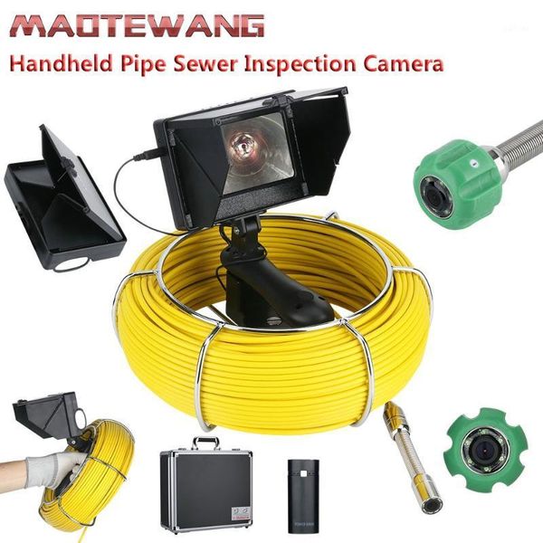 

cameras 20m 4.3 inch 22mm handheld industrial pipe sewer inspection video camera ip68 waterproof drain sy1