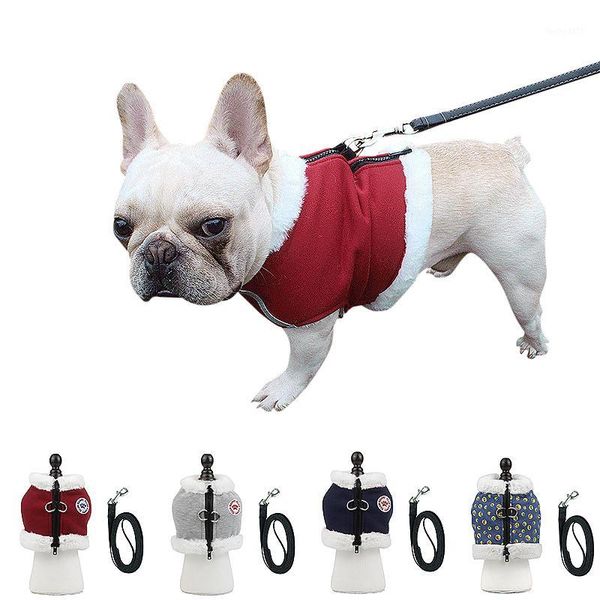 

winter dog cat harness for chihuahua small medium reflective keep warm nylon pet puppy vest walking lead leash for yorkie teddy1