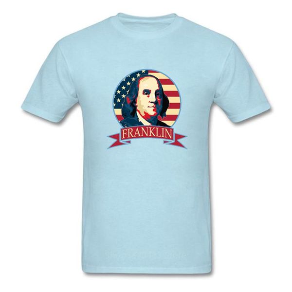 

benjamin frankin american banner usa flag politician short sleeve fitness cuban fidel castro man jerseys tees sweatshirt hoodie t shirt