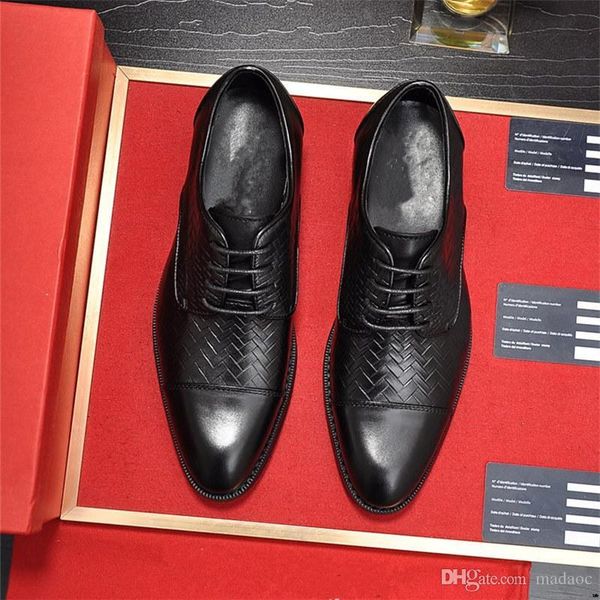 

q4 38-45 cow suede boss mens formal shoes men blue oxford dress shoes men black fashion lace up business shoes man sapato de homem 22