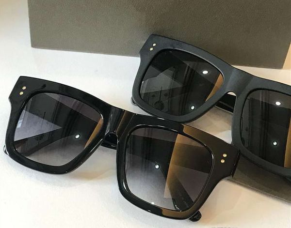 

classic square sunglasses black grey gradient vintage sunglasses gafas de sol uv400 protection with box, White;black