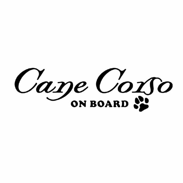 

15cm*3.9cm cane dog on board paw vinyl car decal pet sticker black sliver c14-0127