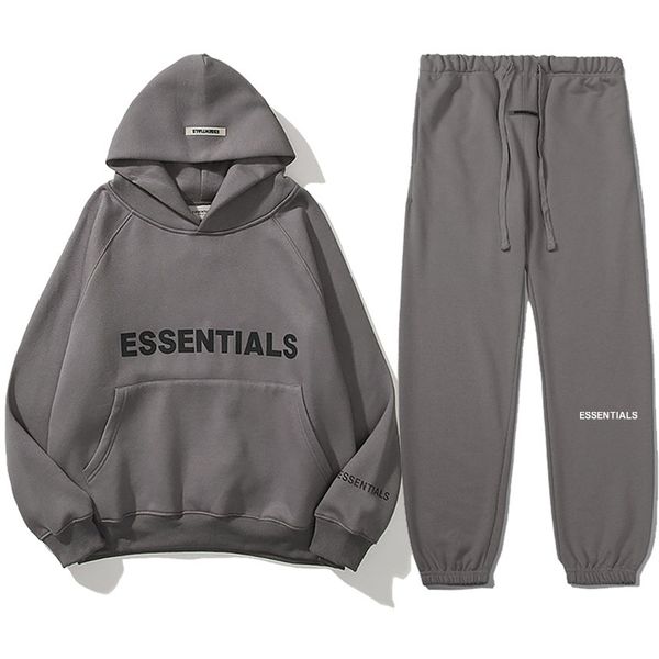 

basic information - a set of hoodi reflective sile , street sportswear, cotton, hip hop, autumn and winter, Gray