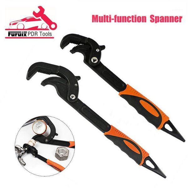 

universal quick snap and grip adjustable wrench spanner multi-function set1