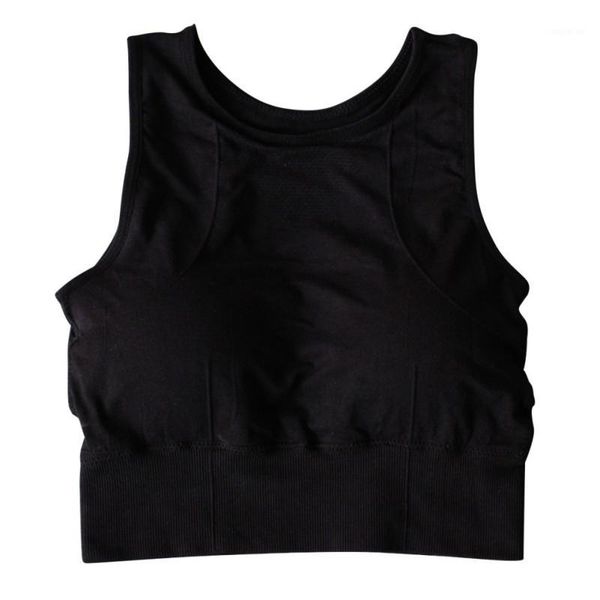 

gym clothing quick-drying bra ladies mesh stitching breathable vest running fitness padded exercise yoga full cup without rims1, White;black