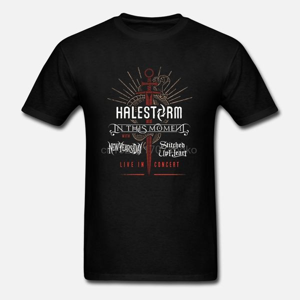 

новый halestorm в этом moment tour 2018 концерт casual wear s 3xl 2 балахон дизайнеры футболки толстовки