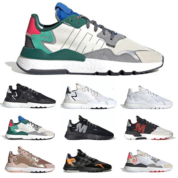 

mens sneakers nite jogger running shoes black white gold bred active blue collegiate green shock womens sport outdoor breathable, White;red