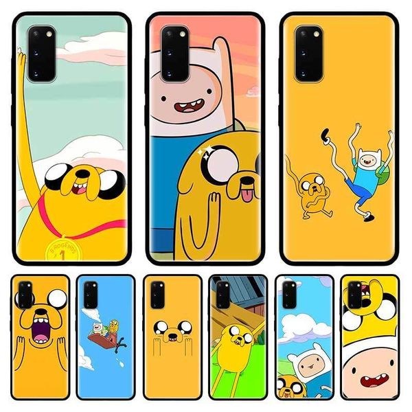 

время приключений чехол для samsung galaxy s10 s20 ультра s9 s8 plus s7 примечания 20-10 lite cubre черного tpu мобильного телефон кок sac с