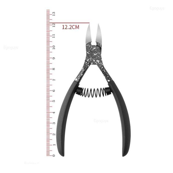

professional nail cuticle scissors nipper ingrown toenail edge cutter dead skin remover trimming bent nose pliers pedicu qylgic