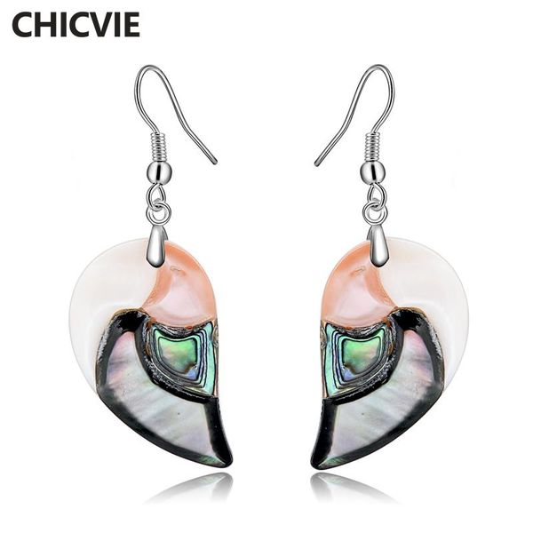 

dangle & chandelier chicvie ethnic natural stone earrings for women luxury temperament simple fashion personality wild bend jewelry earing s, Silver