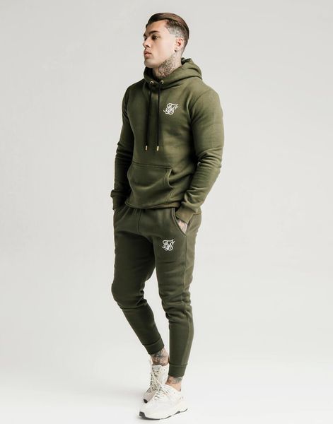 

siksilk khaki tracksuit full set 1022, Gray