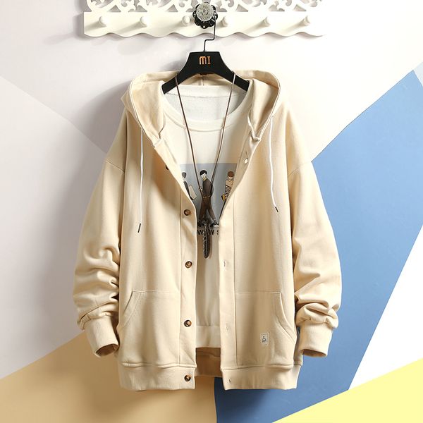 

sport 2020 new pure color hip hop zipper men black hoodies sweatshirt autumn spring hoody sportwear
