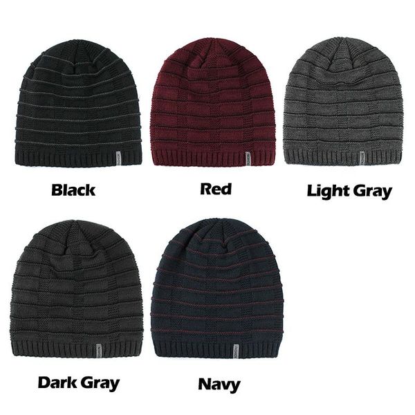 

flb] winter hats skullies beanies hat winter beanies for men women caps balaclava mask gorras bonnet knitted hat f18069 wmtlkz yyysports, Black;white
