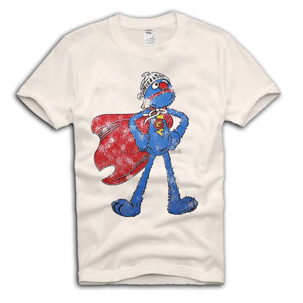 

super grover vintage t-shirt elmo grobi печенье монстр спорт толстовка с капюшоном толстовка