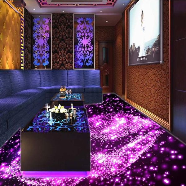 

custom 3d floor wallpaper 3d stereo ktv bar pvc floor murals self adhesive waterproof wallpaper wall painting papel de parede f bbyvtl