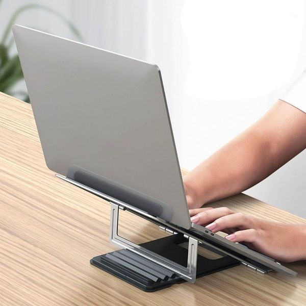 

lapcooling pads adjustable stand mesh ventilated folding deskholder bracket support tablet cooler portable for computer notebook1