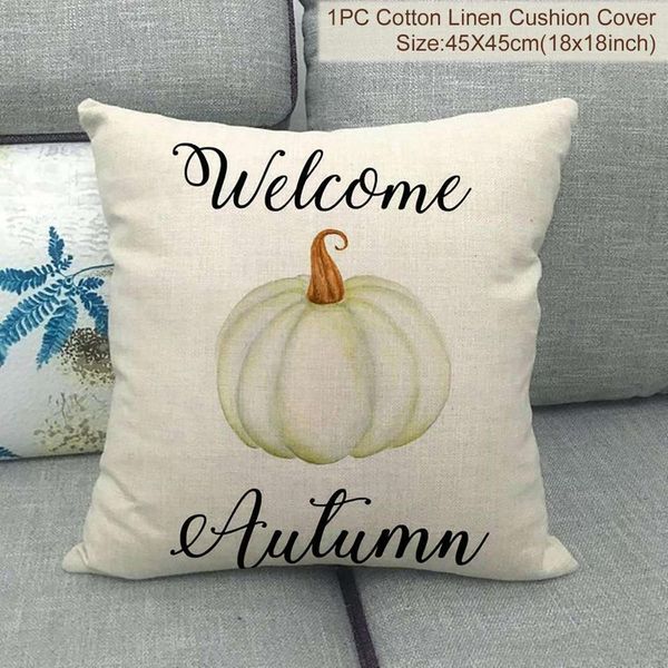 

fengrise 45x45cm белье благодарения подушка обложка благодарения декор для дома с днем благодарения партия декор тыквы наволочки wmtrna