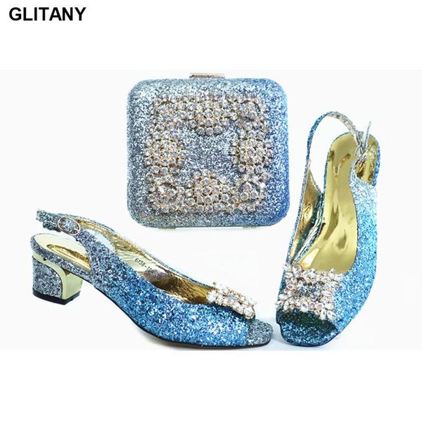 

african women italian shoe and bag set italian shoes with matching bags luxury women shoes for wedding, Black