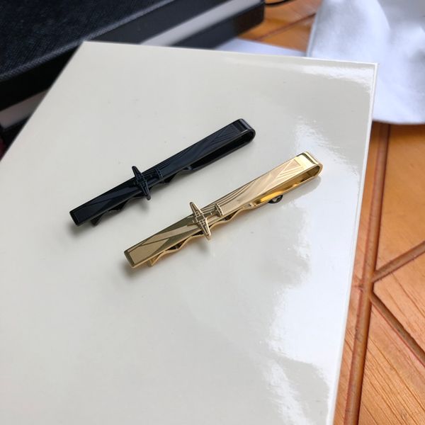 

2021 luxury jewelry men's tie clips little prince fine steel tie clasps with box set, Silver